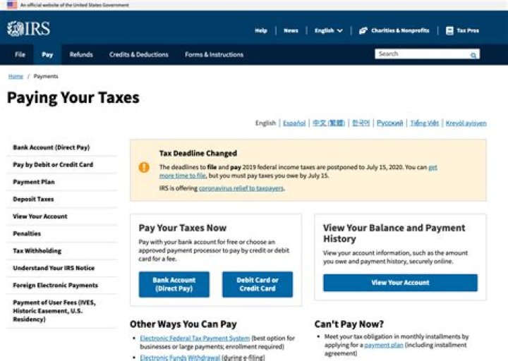 Does IRS allow credit card payments?