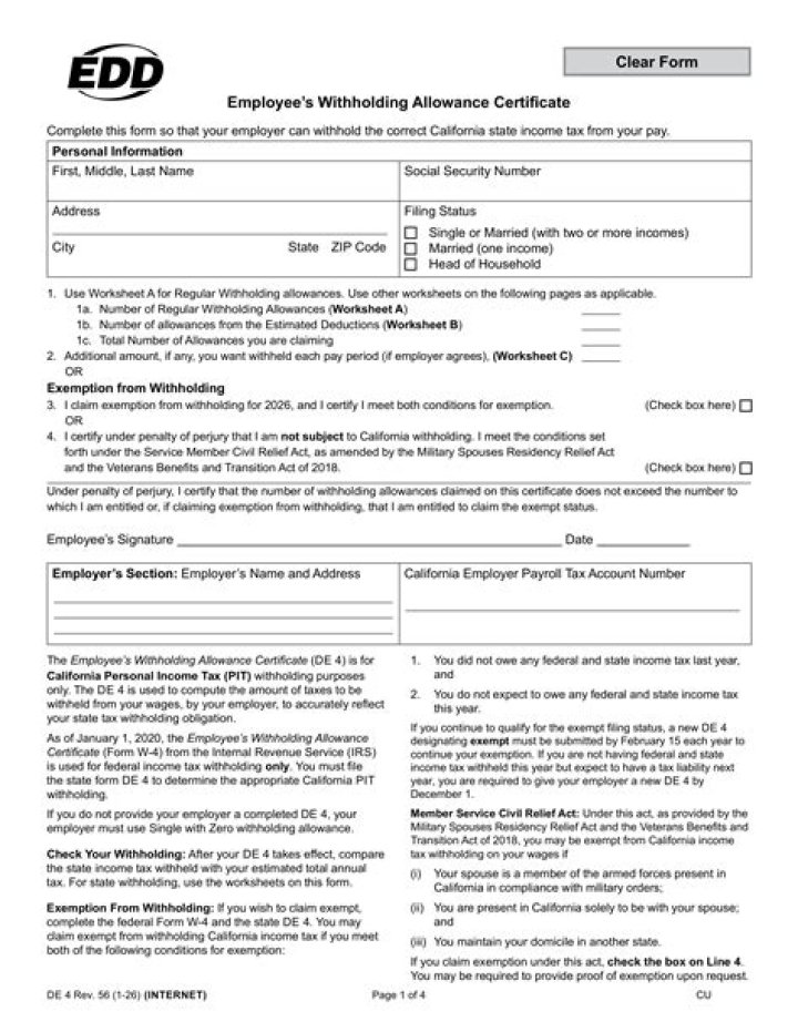 Does Tennessee have a state withholding form?