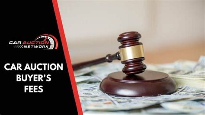 Does the buyer pay auction fees?
