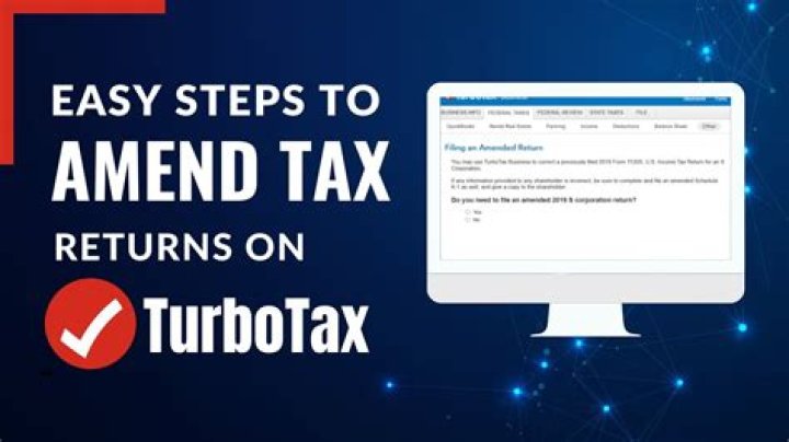 Does TurboTax send amended returns to IRS?