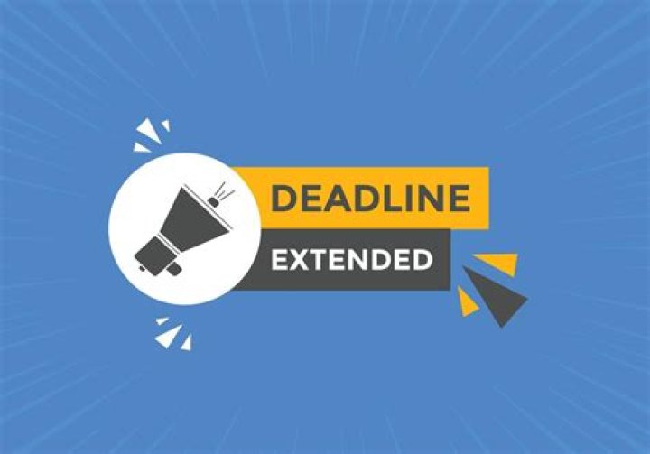 Has the October 15 deadline been extended?