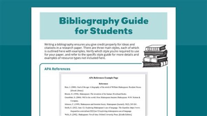 How a bibliography should look like?