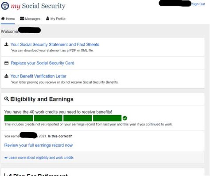 How can I check my Social Security credits?