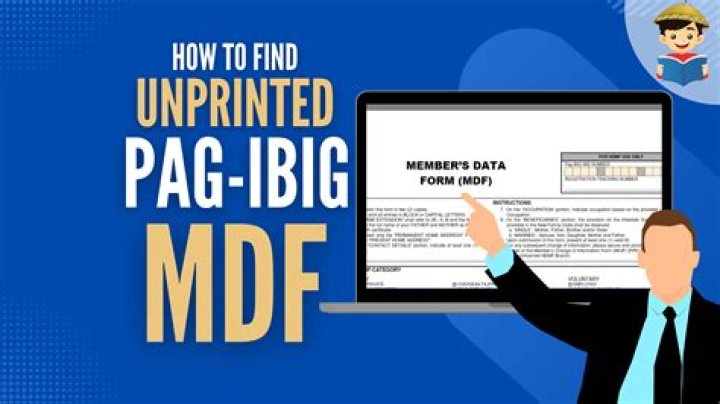 How can I get a copy of my MDF in Pag ibig?