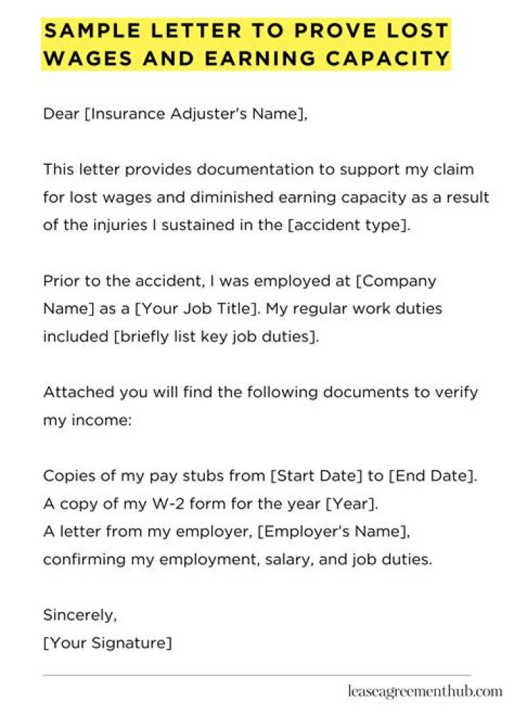 How can I prove my future lost wages?