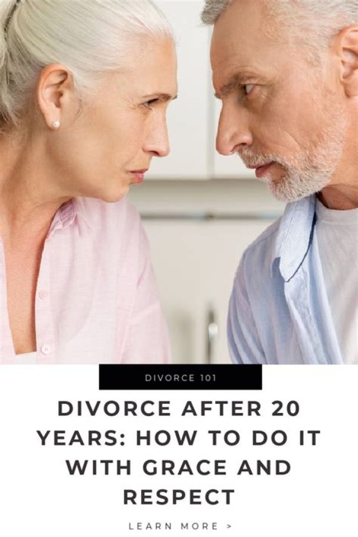 How common is divorce after 20 years?