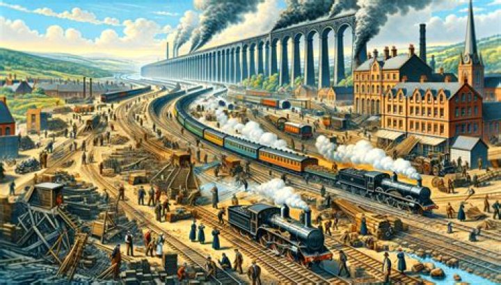 How did the railroad industry affect the city of Chicago?