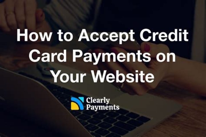 How do I accept credit card payments for an online business?