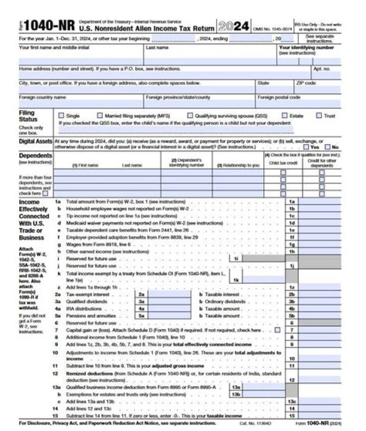 How do I amend a 1040NR return?