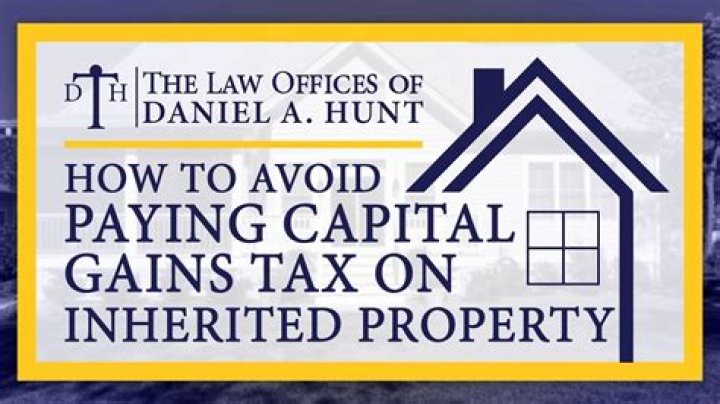 How do I avoid capital gains tax on inherited commercial property?