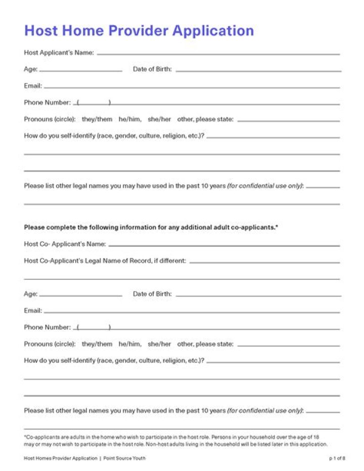 How do I become a host home provider?