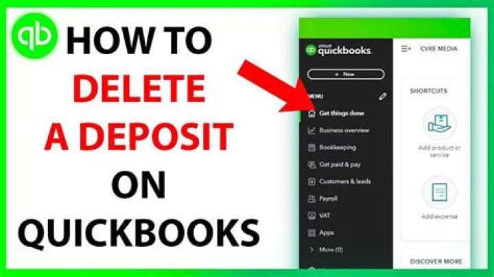 How do I book a security deposit in Quickbooks?