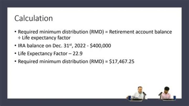 How do I calculate my RMD?