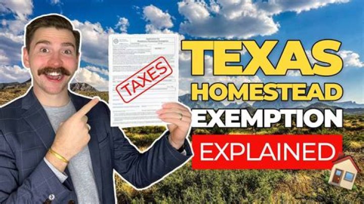 How do I check my Texas homestead exemption?
