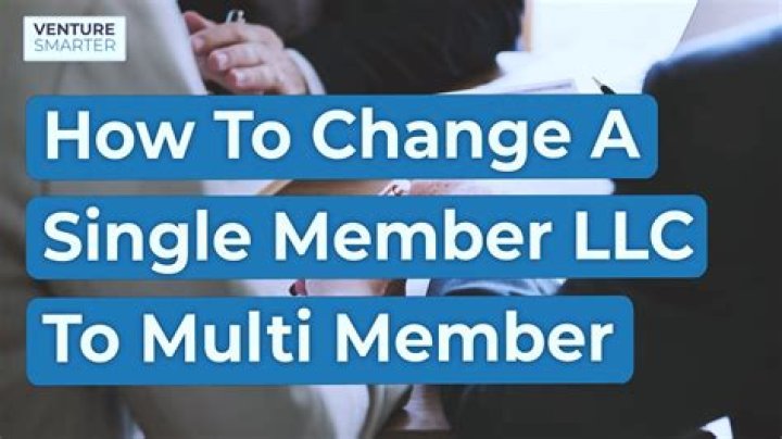 How do I convert a multi-member LLC to a single member LLC?