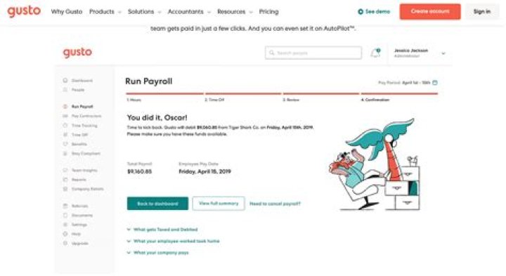 How do I enter past payroll on gusto?