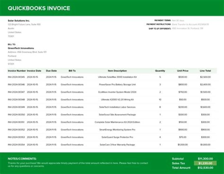 How do I exclude invoices in Quickbooks?
