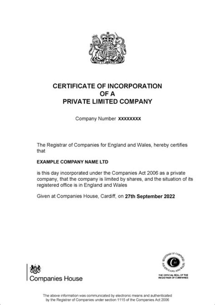 How do I file a company incorporation?