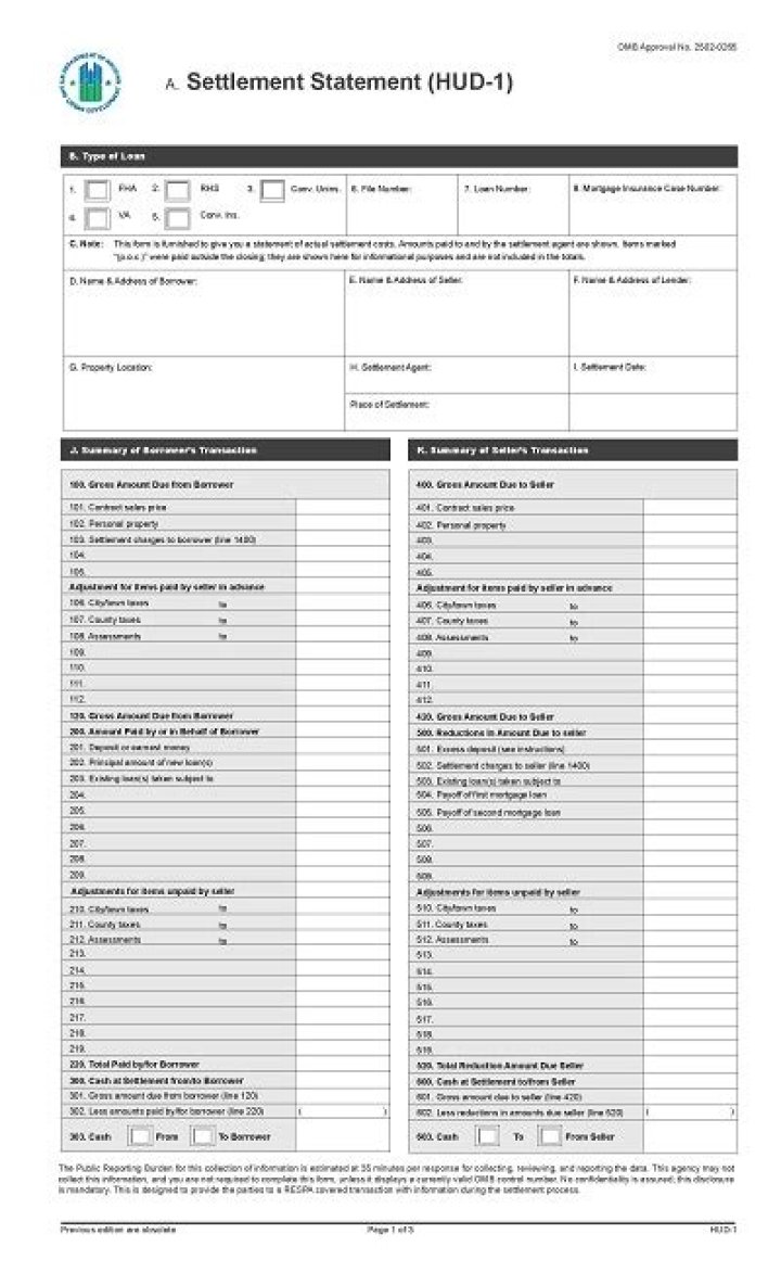 How do I get a HUD-1 form?