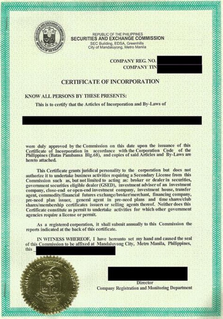 How do I get a SEC certificate?