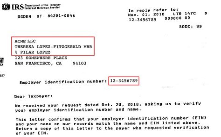 How do I get a tax ID confirmation letter?