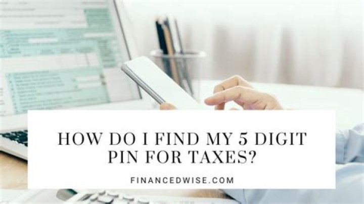 How do I get my 5 digit PIN from TurboTax?