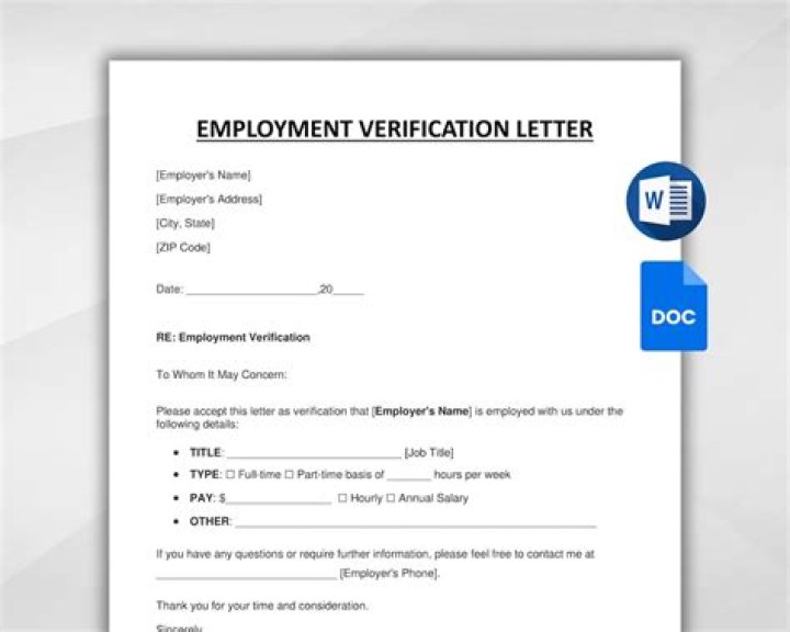 How do I get proof of employment verification?