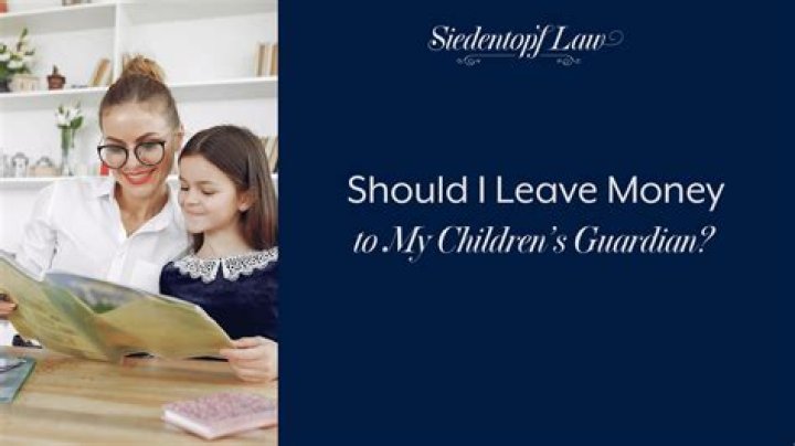 How do I leave money to my child in a will?