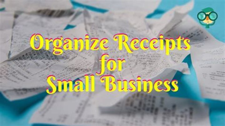 How do I organize my tax receipts?