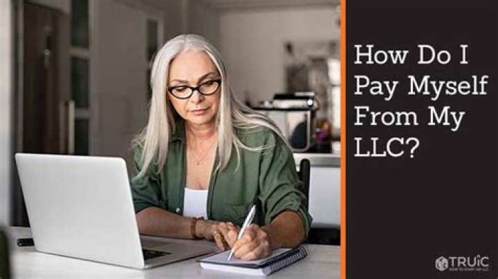 How do I pay myself from a single member LLC?