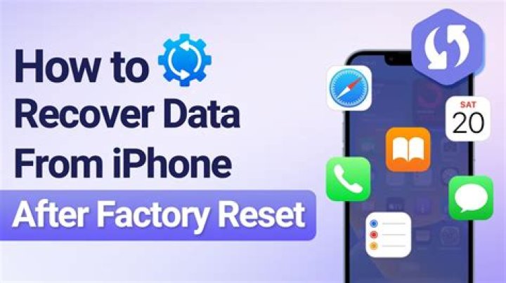 How do I recover my PIN after factory reset?