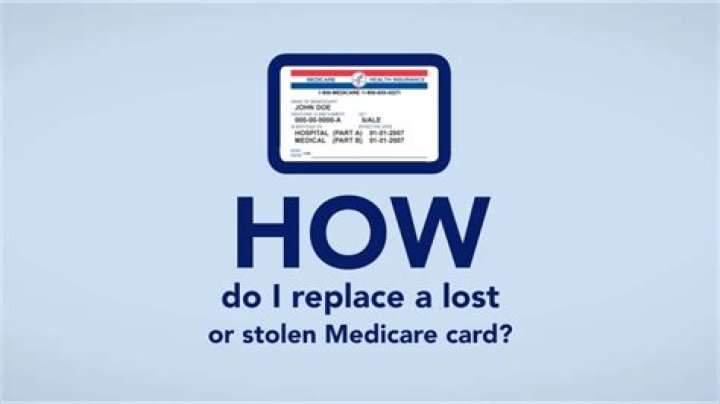 How do I replace a damaged Medicare card?