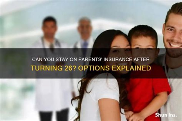 How do I stay on parents insurance after 26 disability?