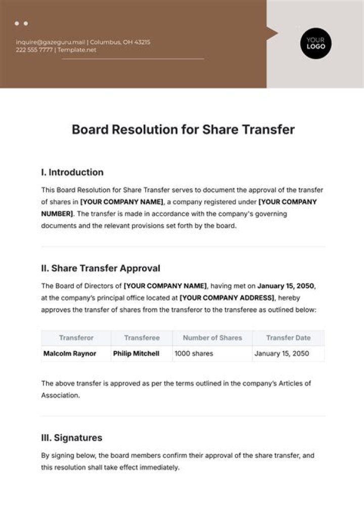 How do I transfer shares into joint names?