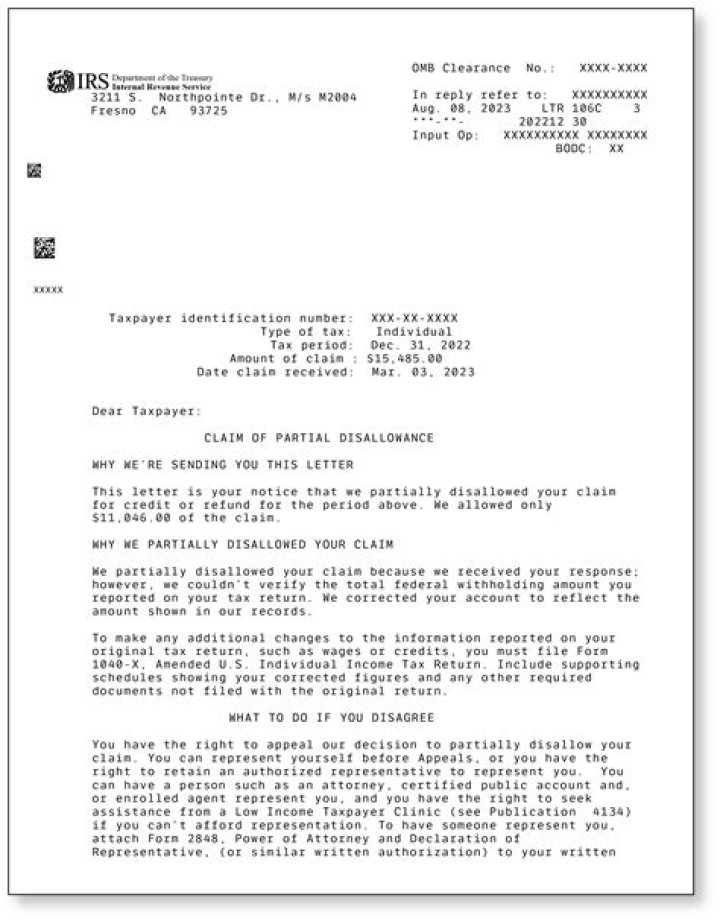 How do I verify a non filing letter?