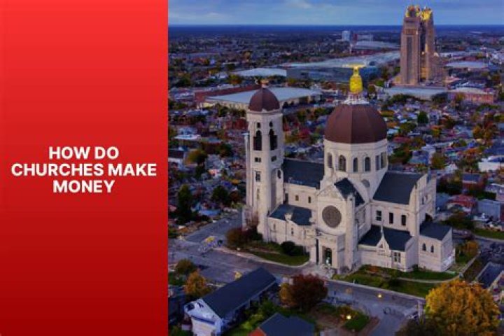 How do nonprofit churches make money?