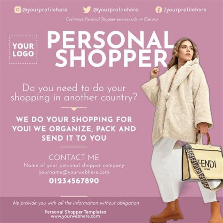How do personal shoppers charge clients?