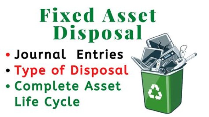 How do you account for disposal?