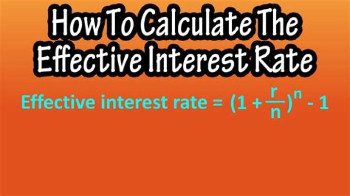 How do you calculate effective interest rate with discount rate?