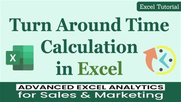 How do you calculate turnaround time?