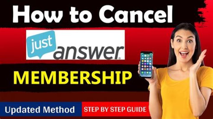 How do you cancel JustAnswer membership?