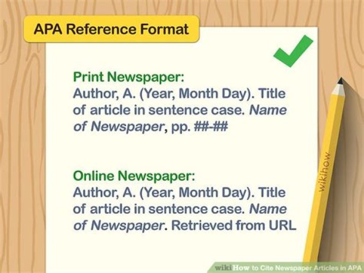 How do you cite new articles in APA?