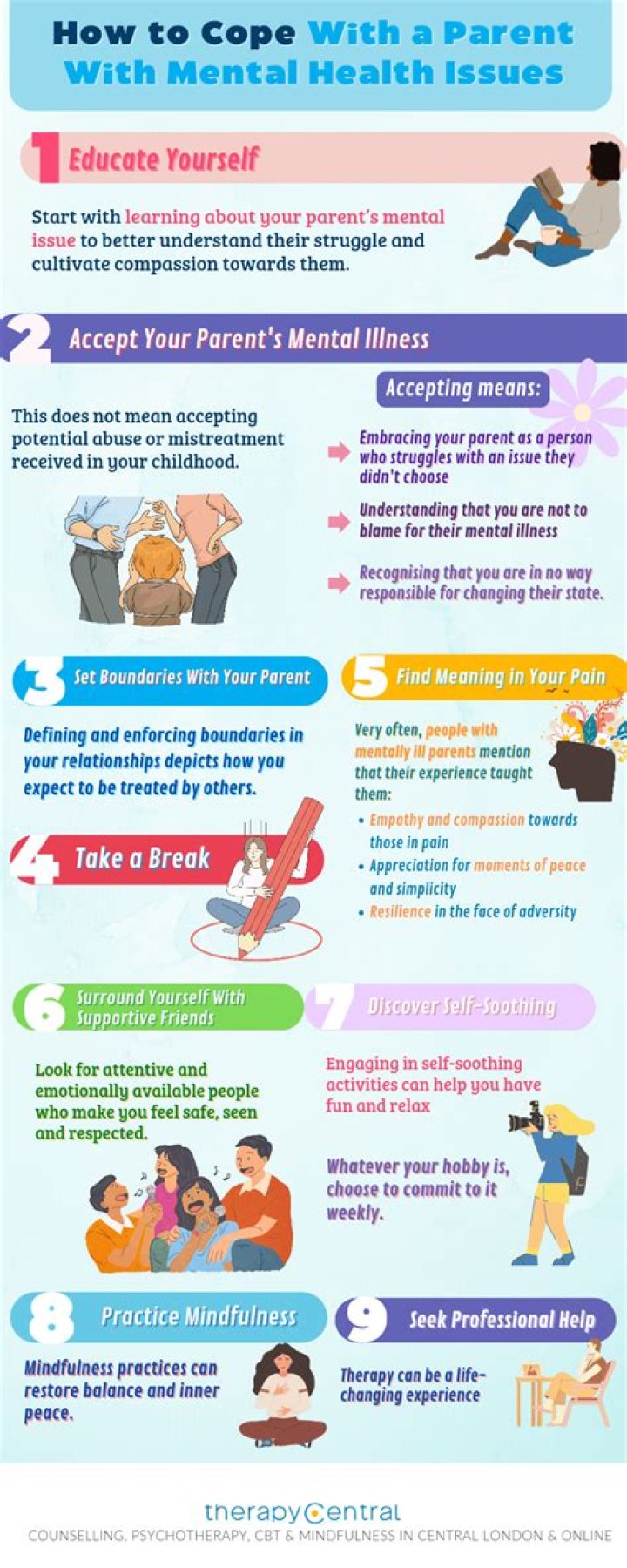 How do you deal with a negative older mother?
