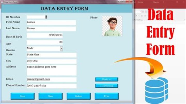 How do you Enter data and restrictions in data entry?
