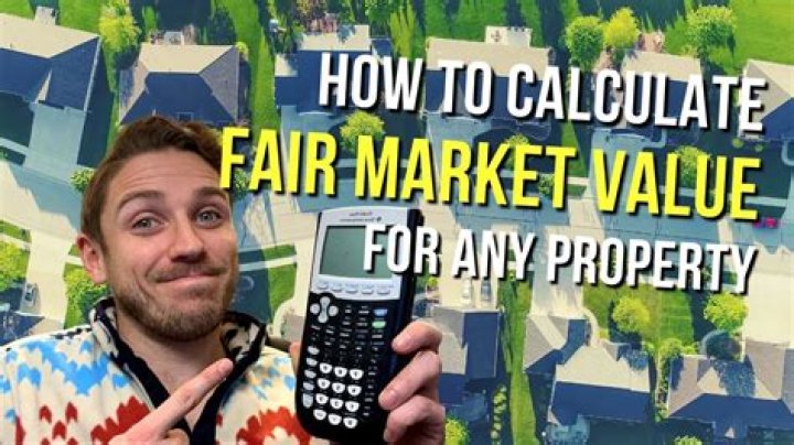 How do you find the fair market value of property in 2001?