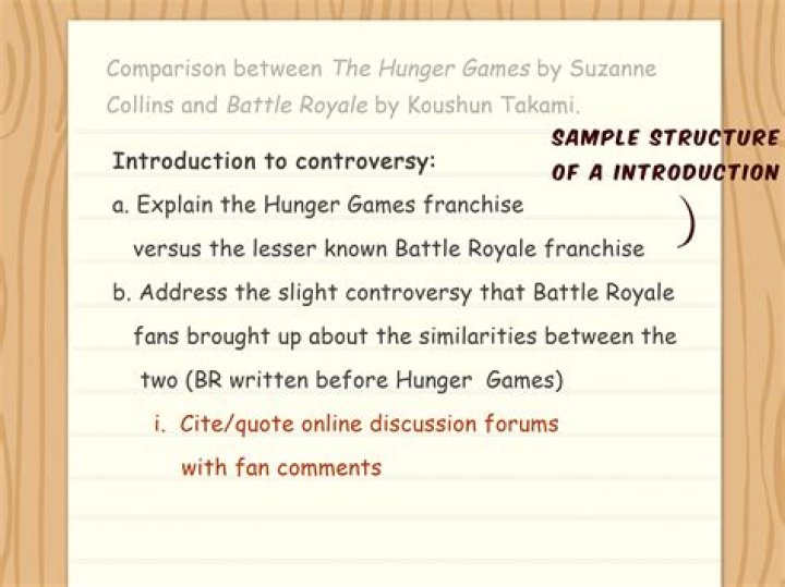 How do you introduce a paper example?