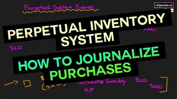 How do you Journalize transactions under perpetual inventory system?