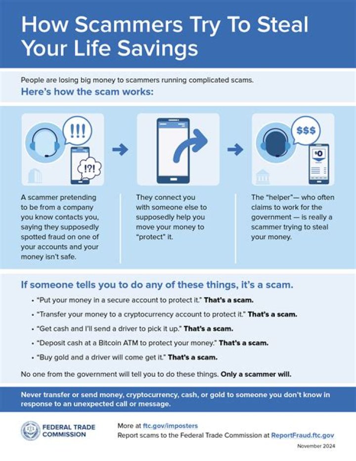 How do you know if you are talking to a scammer on a phone call?