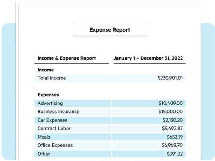 How do you prepare an expense report?