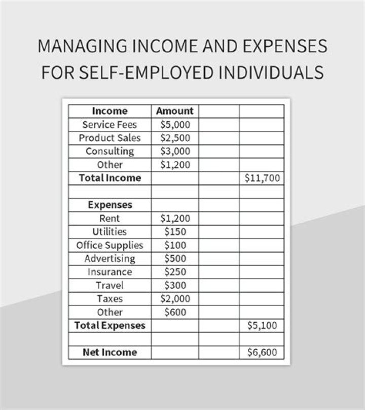 How do you prove monthly income when self-employed?